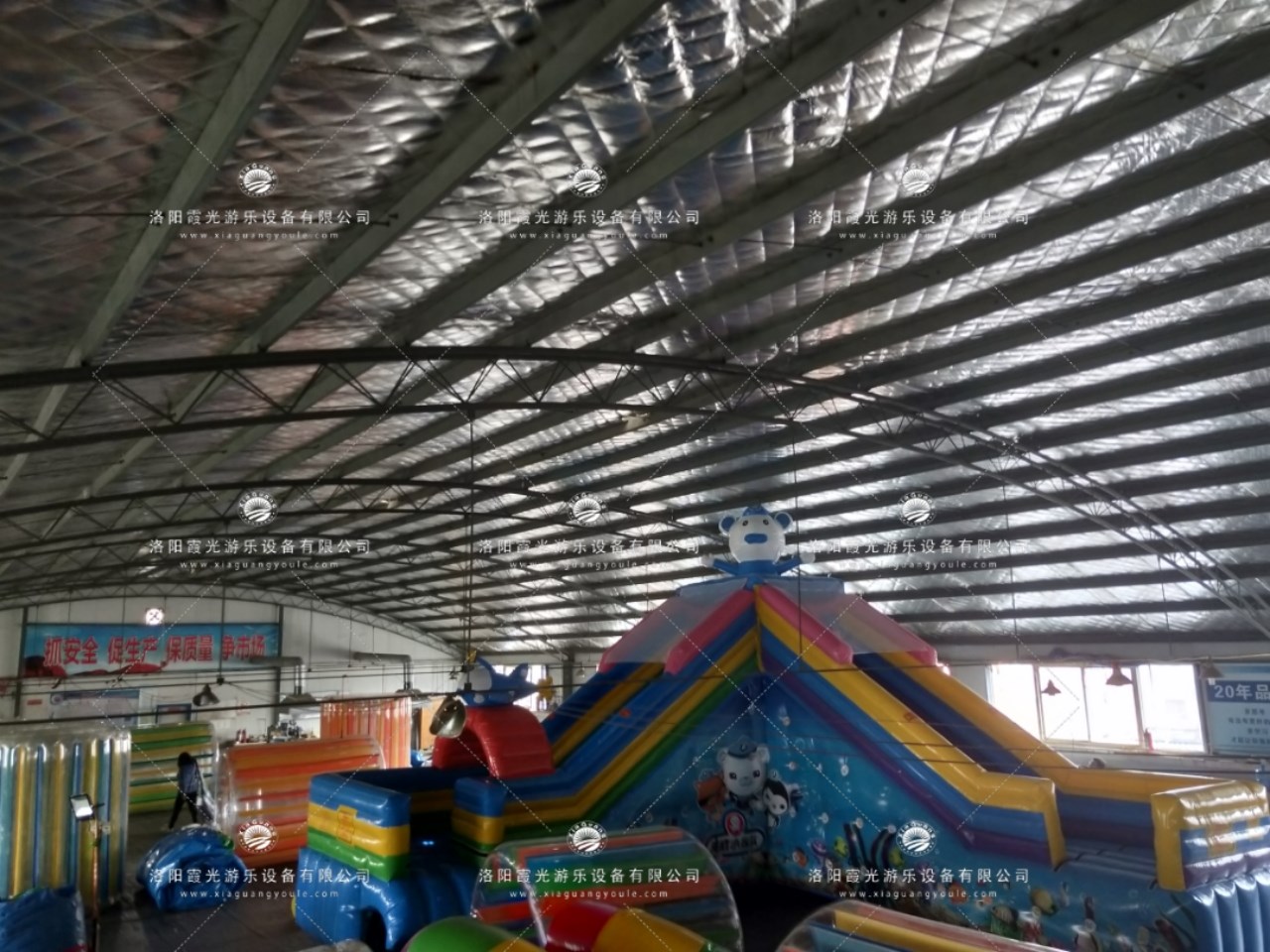 儿童充气滑梯游乐
